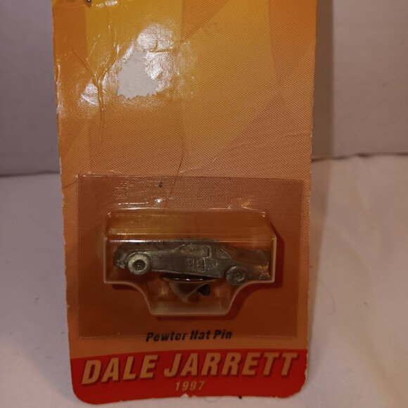 Dale Jarret Fan Fueler pewter hat pin/tie tack new in packaging - Picture 4 of 4
